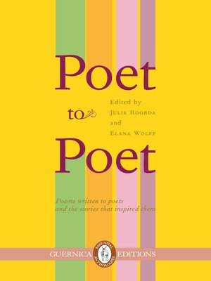 cover image of Poet to Poet